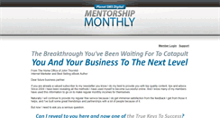Desktop Screenshot of mentorshipmonthly.com